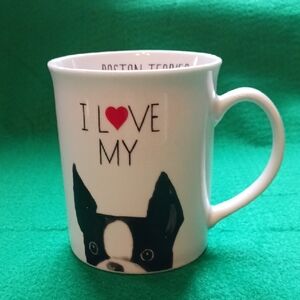 I Love My Boston Terrier Mug